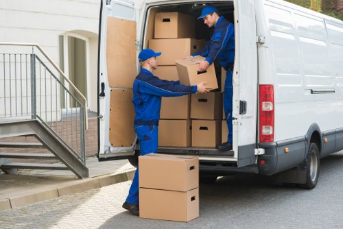 Man and van vehicle ready for a local move in Hampton Wick