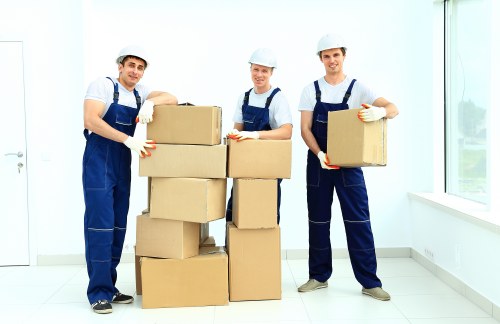 Removal team helping with a residential move in Hampton Wick
