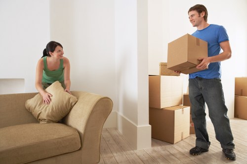 Organised unpacking after a move in Hampton Wick